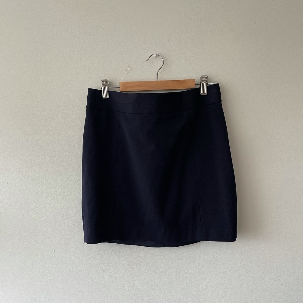 Express Navy mini skirt